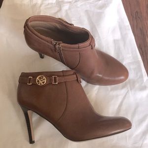 Coach leather booties